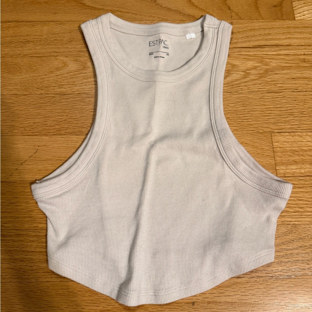 cream tank